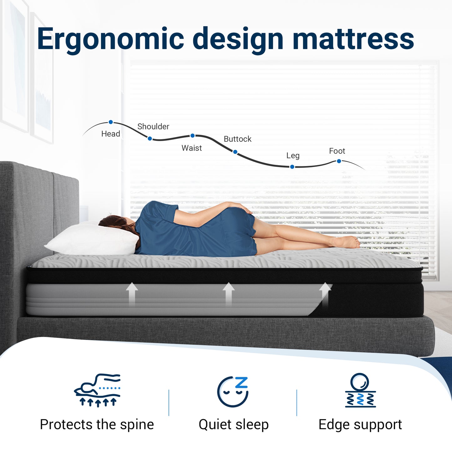 2801 Dreamy Hybird Mattress