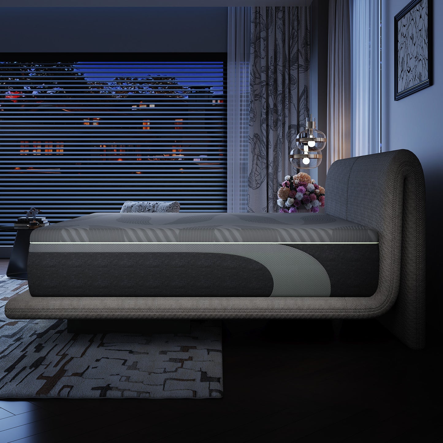 1053 Novilla AiryFlow Gel Memory Foam Mattress