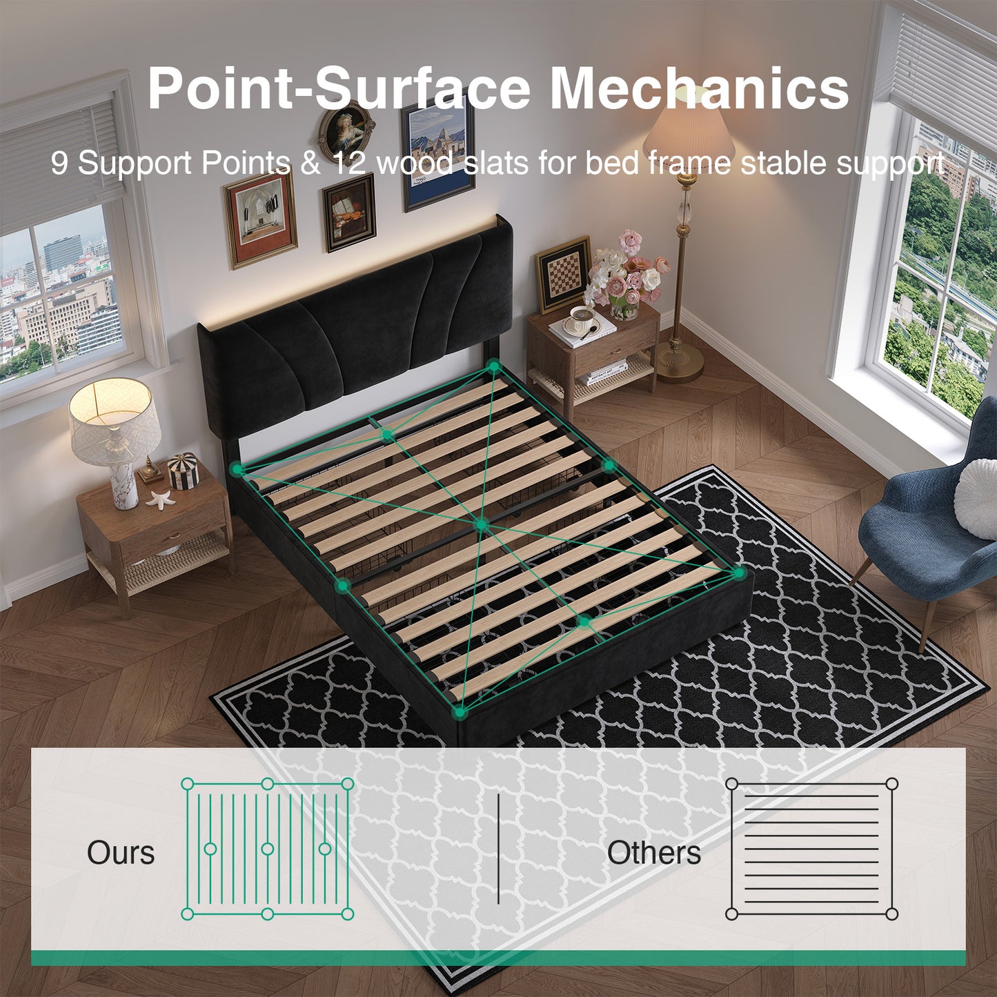 F12016 Novilla Bed Frame with Drawers