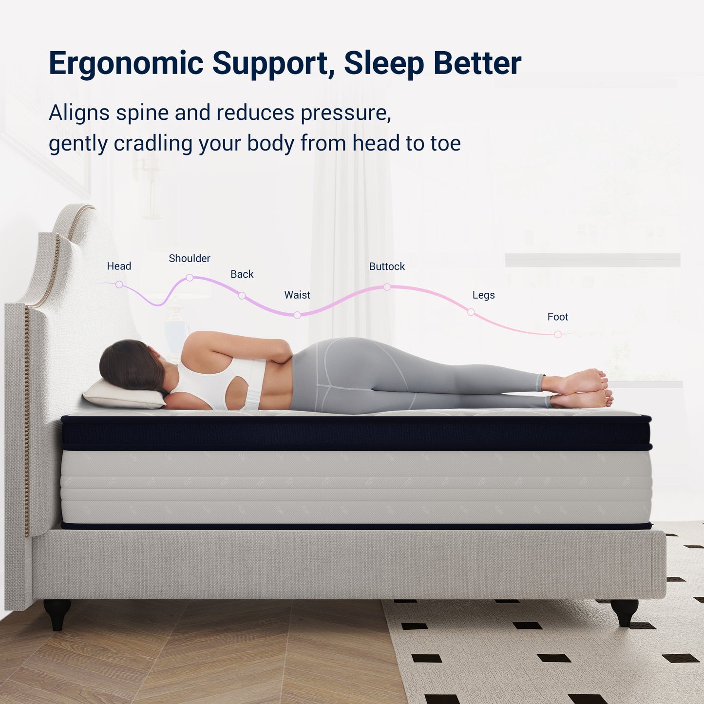 2822 Breezure Hybrid Mattress