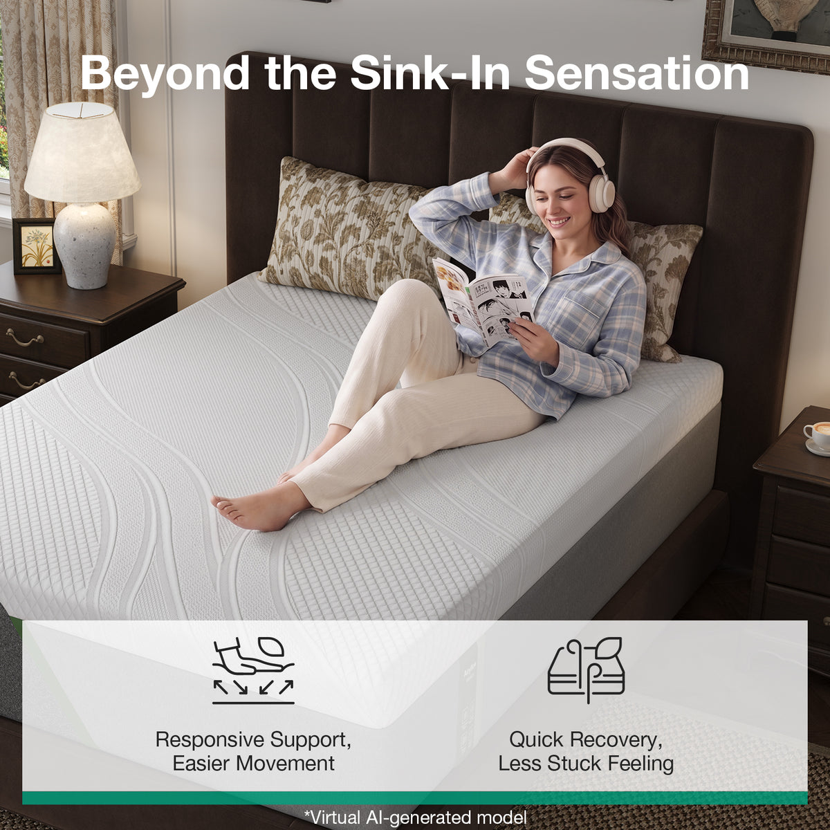 1119 Novilla Bliss CoolingPro Gel Memory Foam Mattress