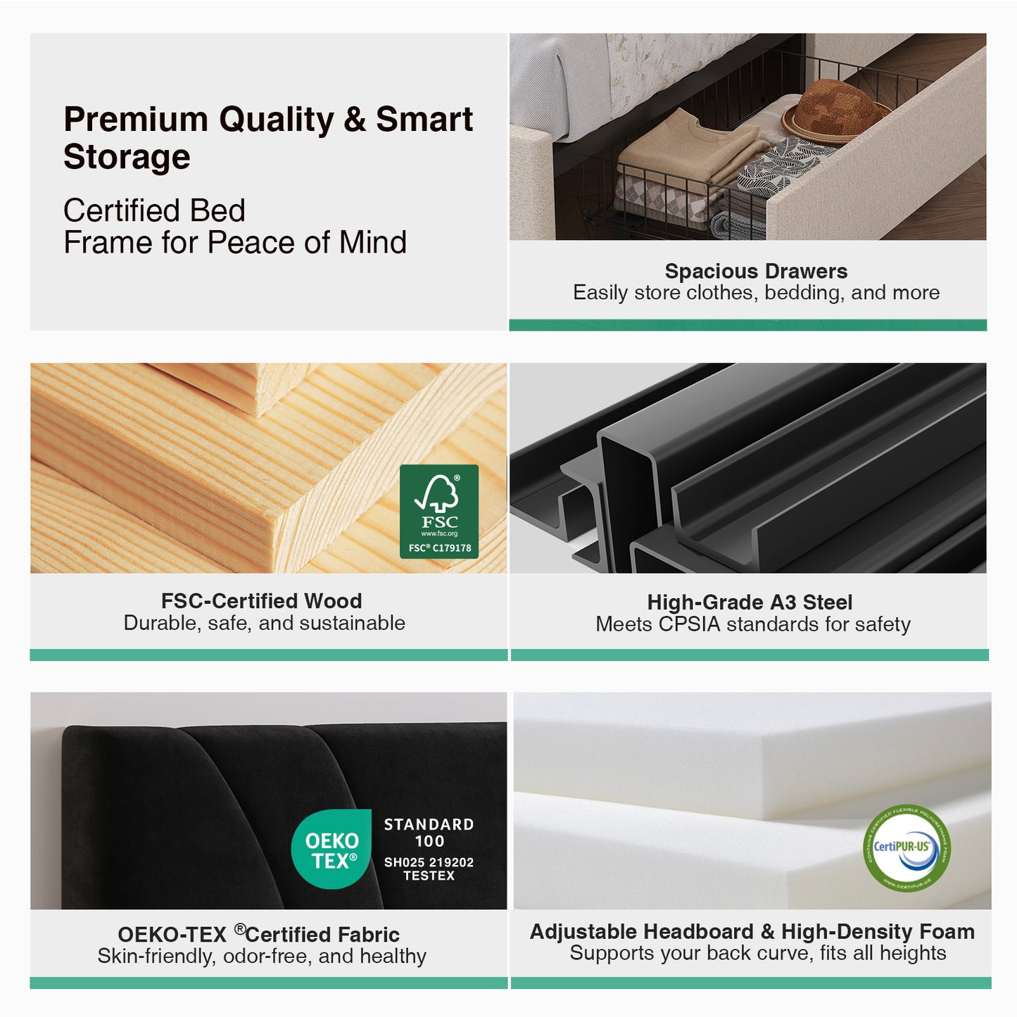 F12016 Novilla Bed Frame with Drawers