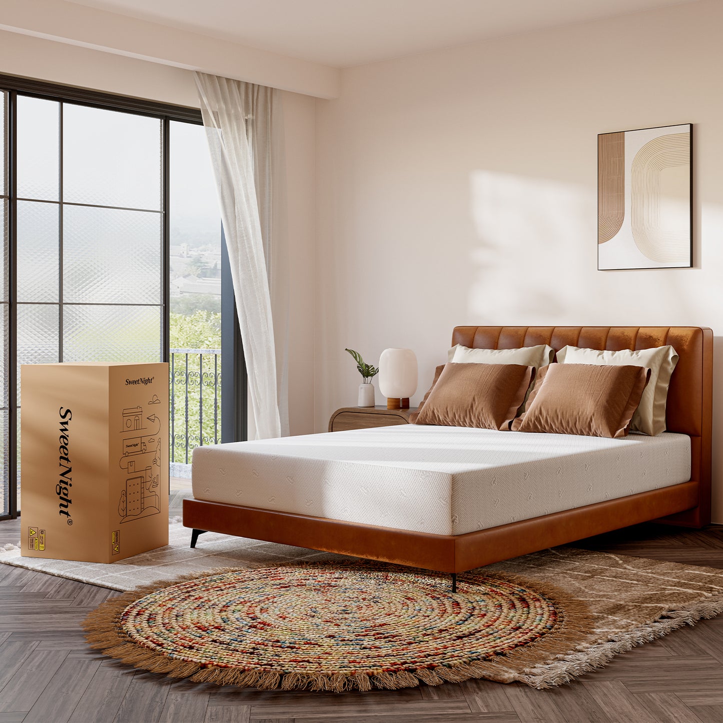 SweetNight 5 6 8 10 12 14 Inch Gel Memory Foam Mattress for Cooling Night Sleep, Pressure Relief