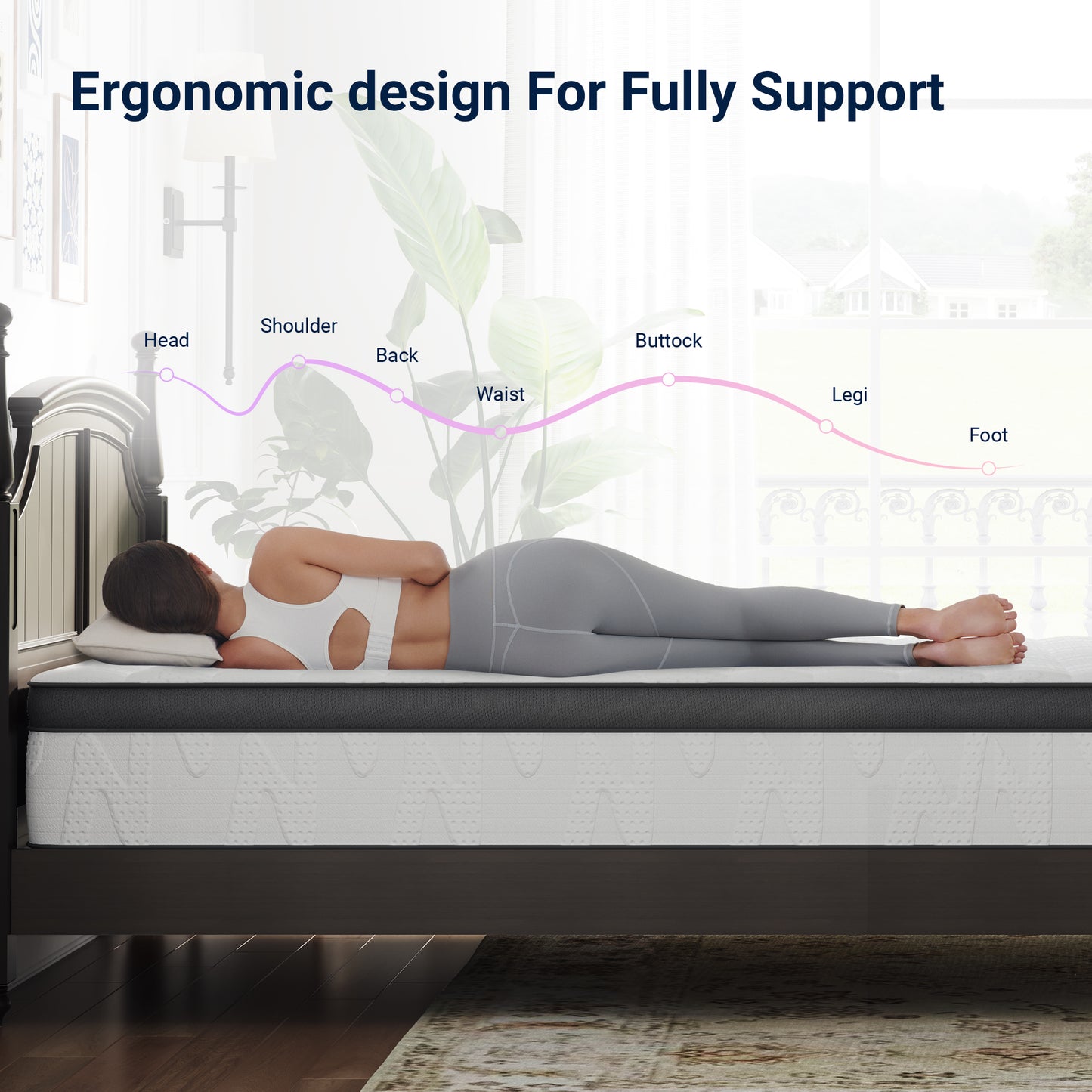 Avenco Whisper 8/10/12/14 Inch Hybrid Mattress