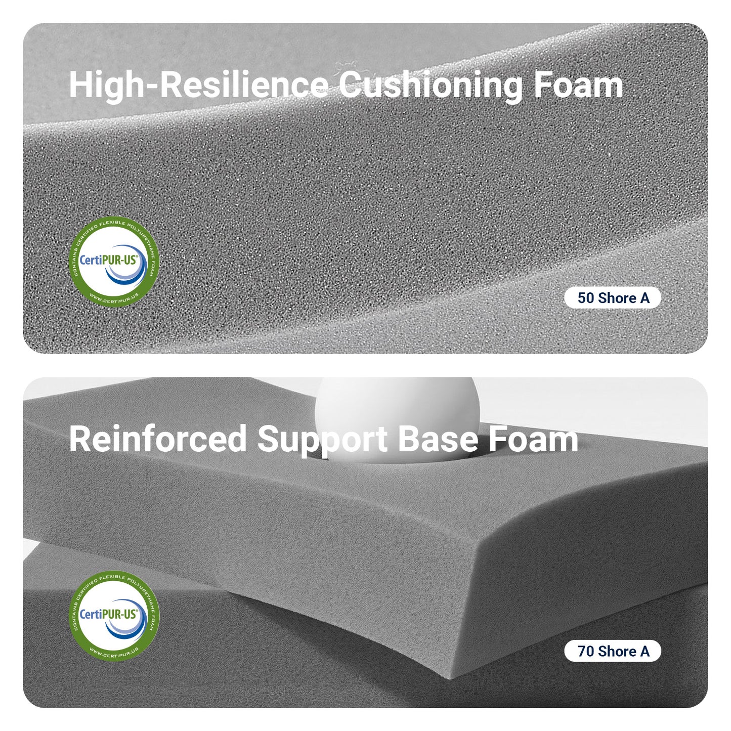 A-M01866 Gel Infused Memory Foam Cooling Comfort Mattress