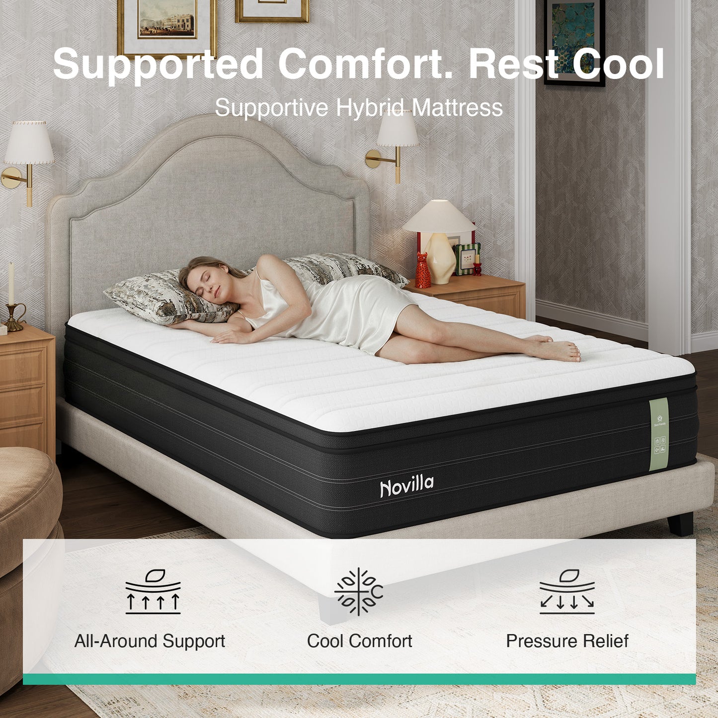 Novilla Cooling Hybrid Mattress