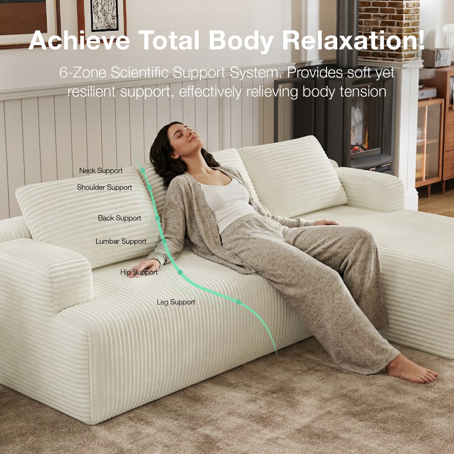 F65006 Novilla L-Shape Sectional Couches