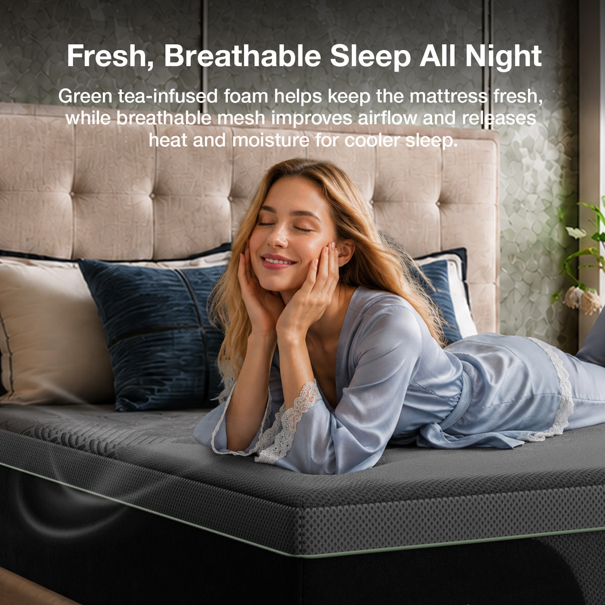 1122 Novilla AiryFlow Graphene Memory Foam Mattress