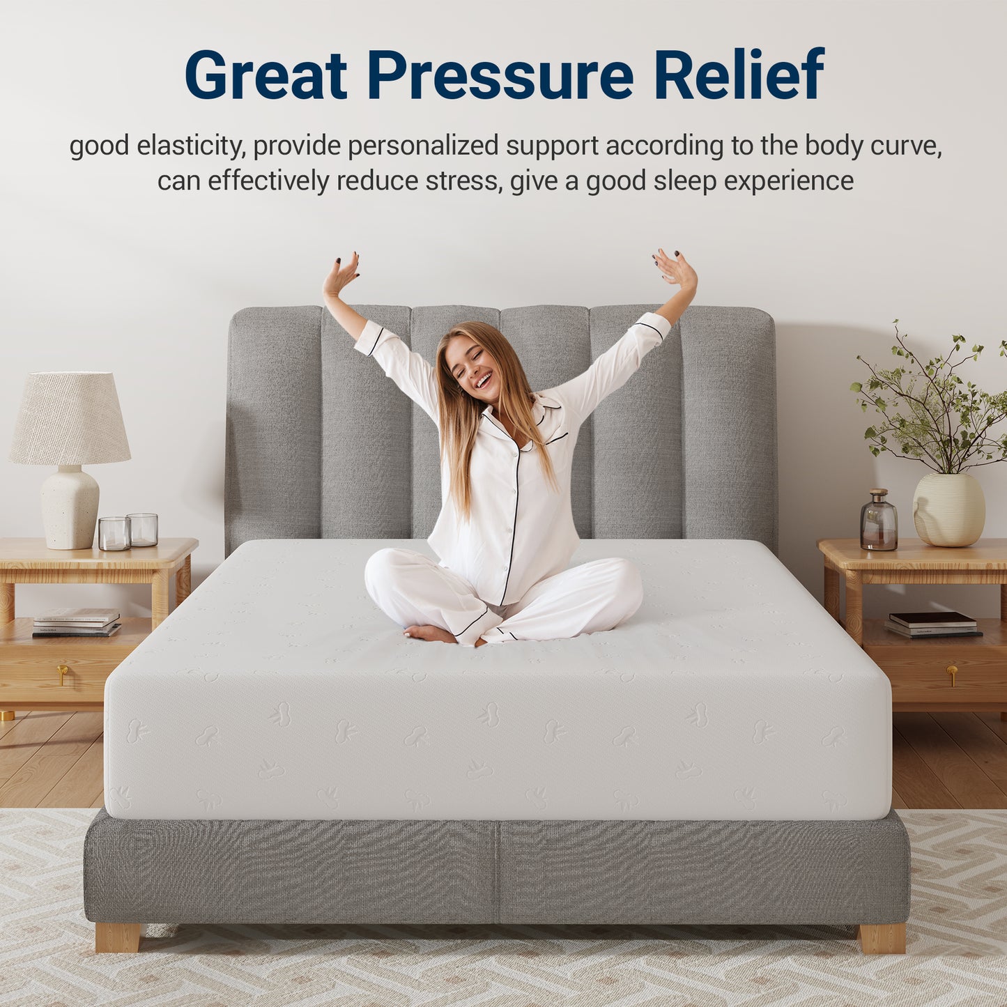Avenco Snowflake Memory Foam Mattress