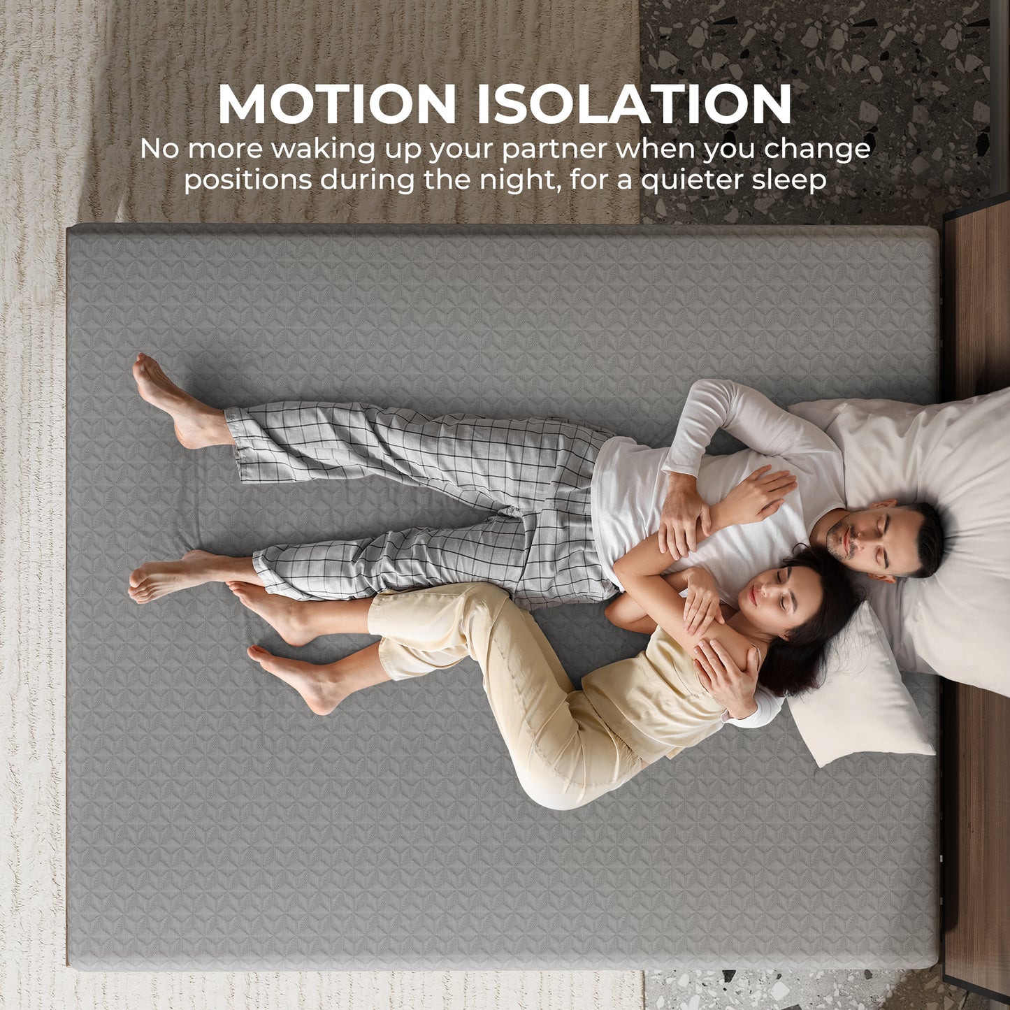 Avenco Black Memory Foam Mattress
