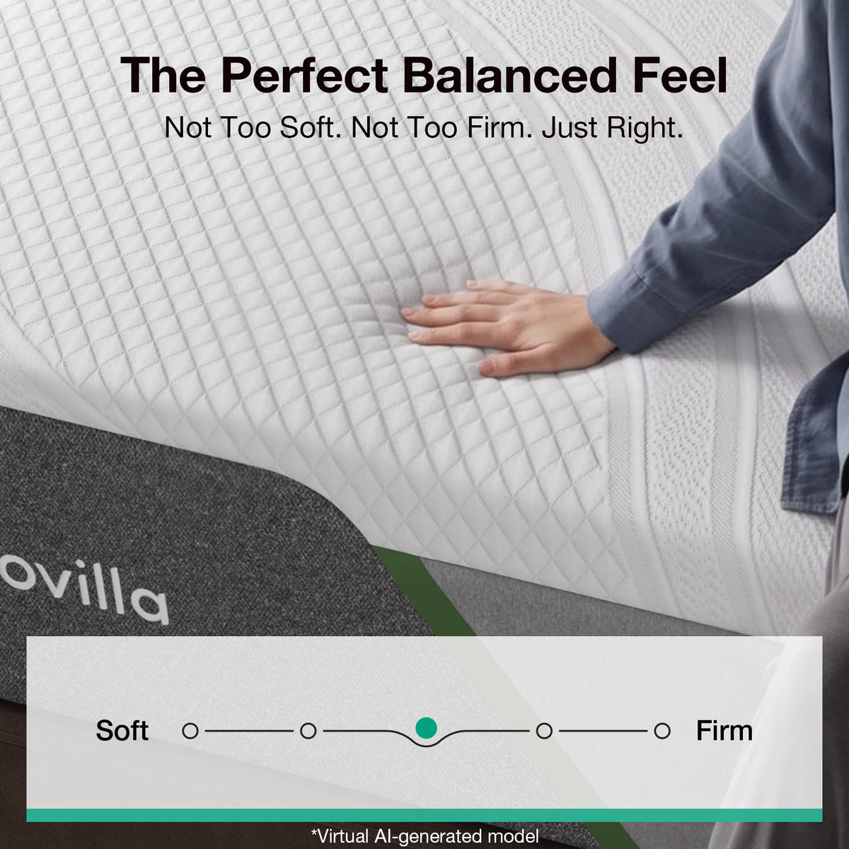 1119 Novilla Bliss CoolingPro Gel Memory Foam Mattress