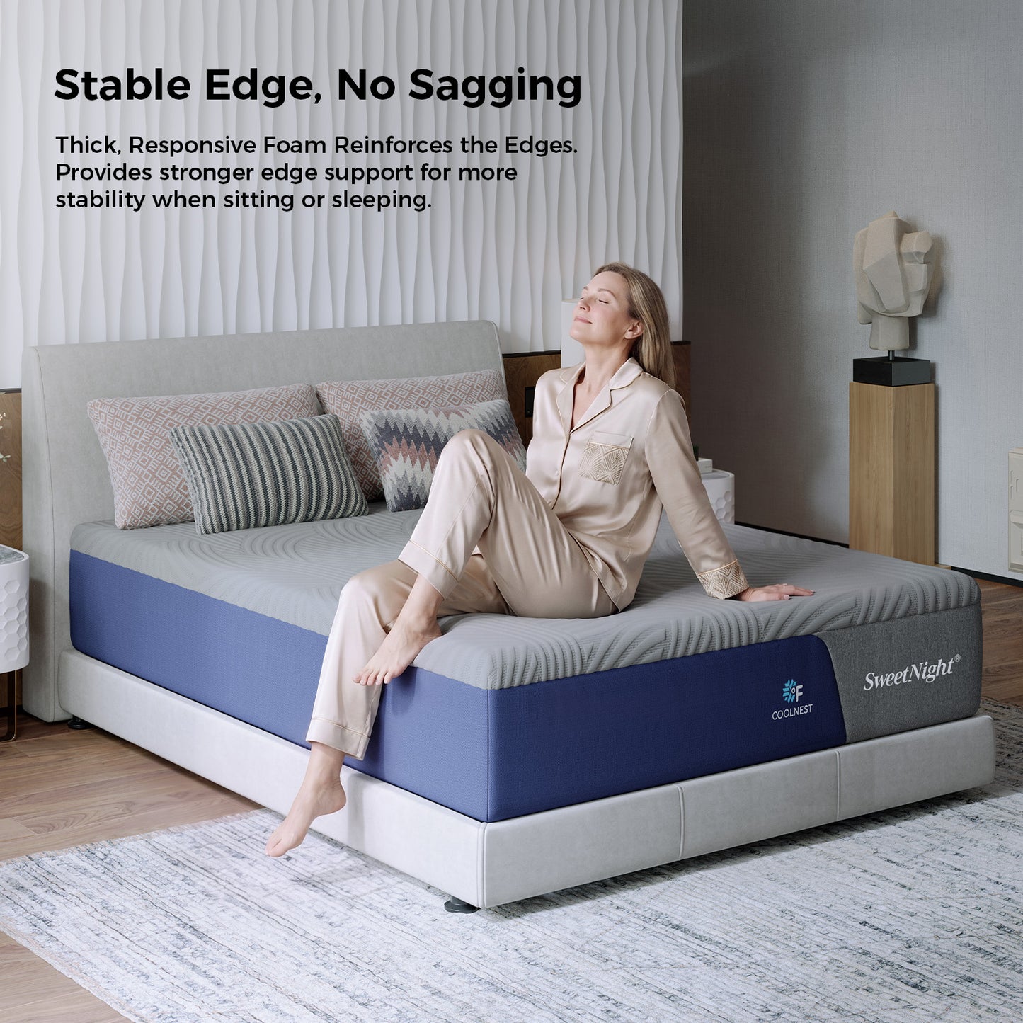 1518L Sweetnight CoolNest Memory Foam Mattress 13 inch
