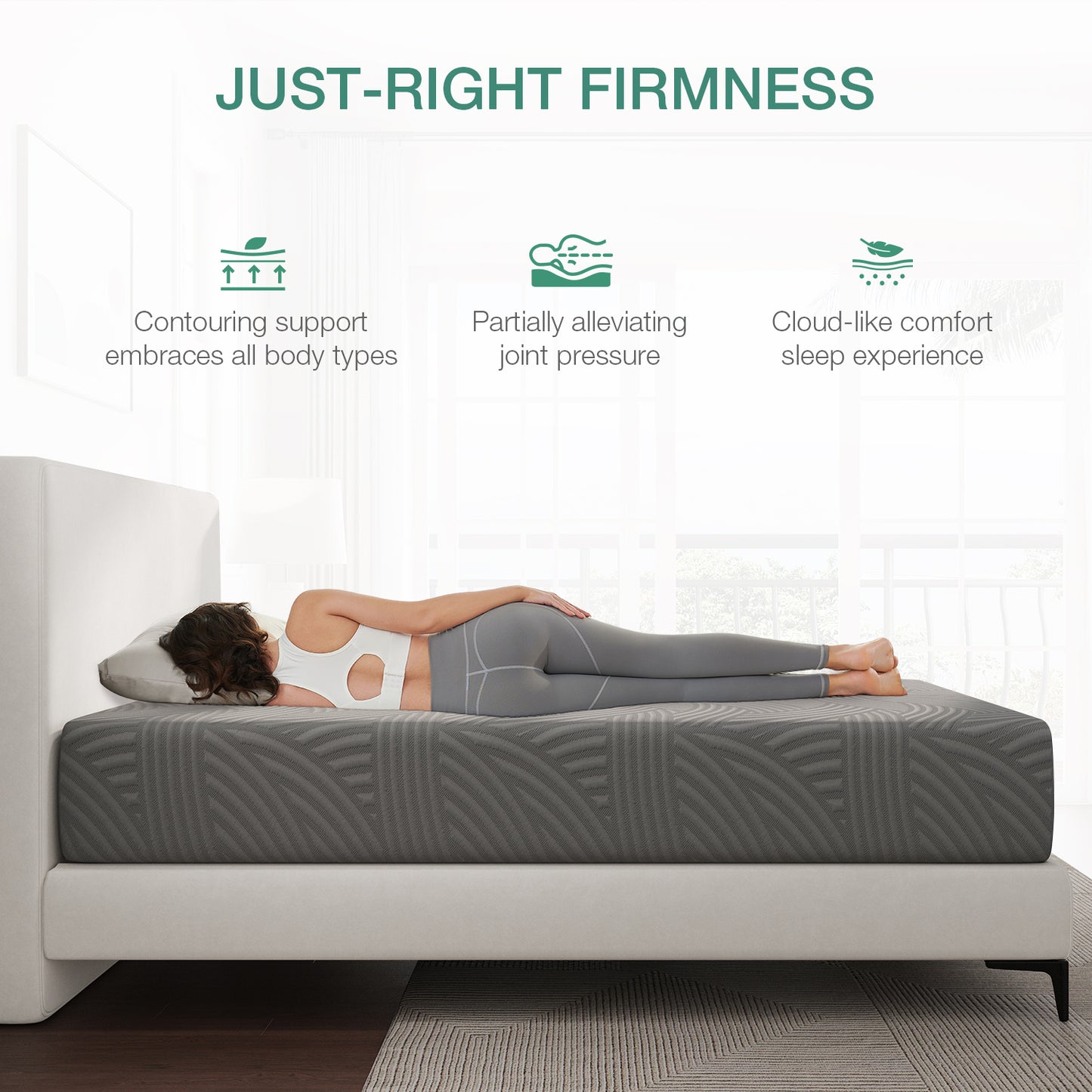 Novilla Atease Medium Gel Memory Foam Mattress