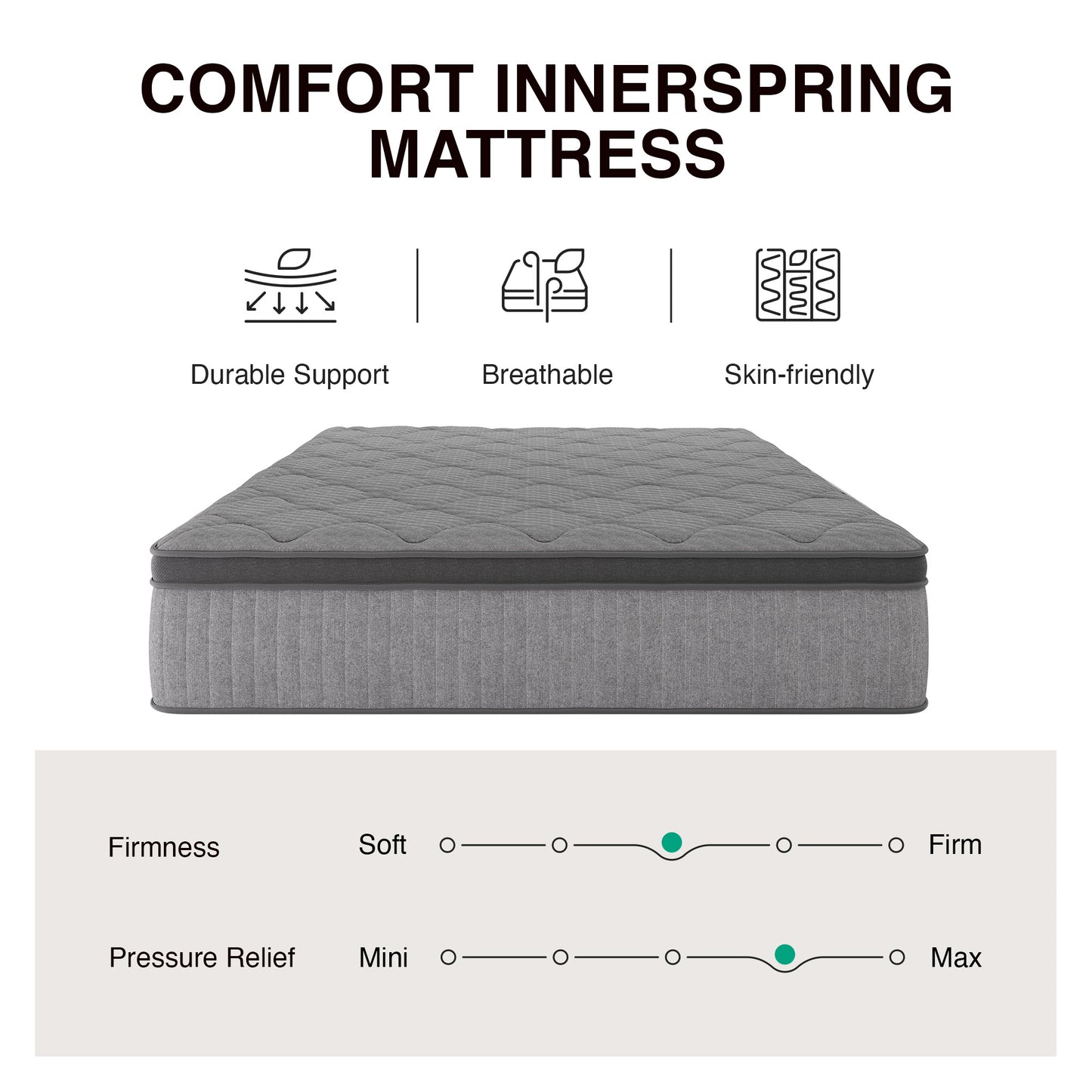 Avenco Noxa 8/10/12/14 inch Hybrid  Mattress