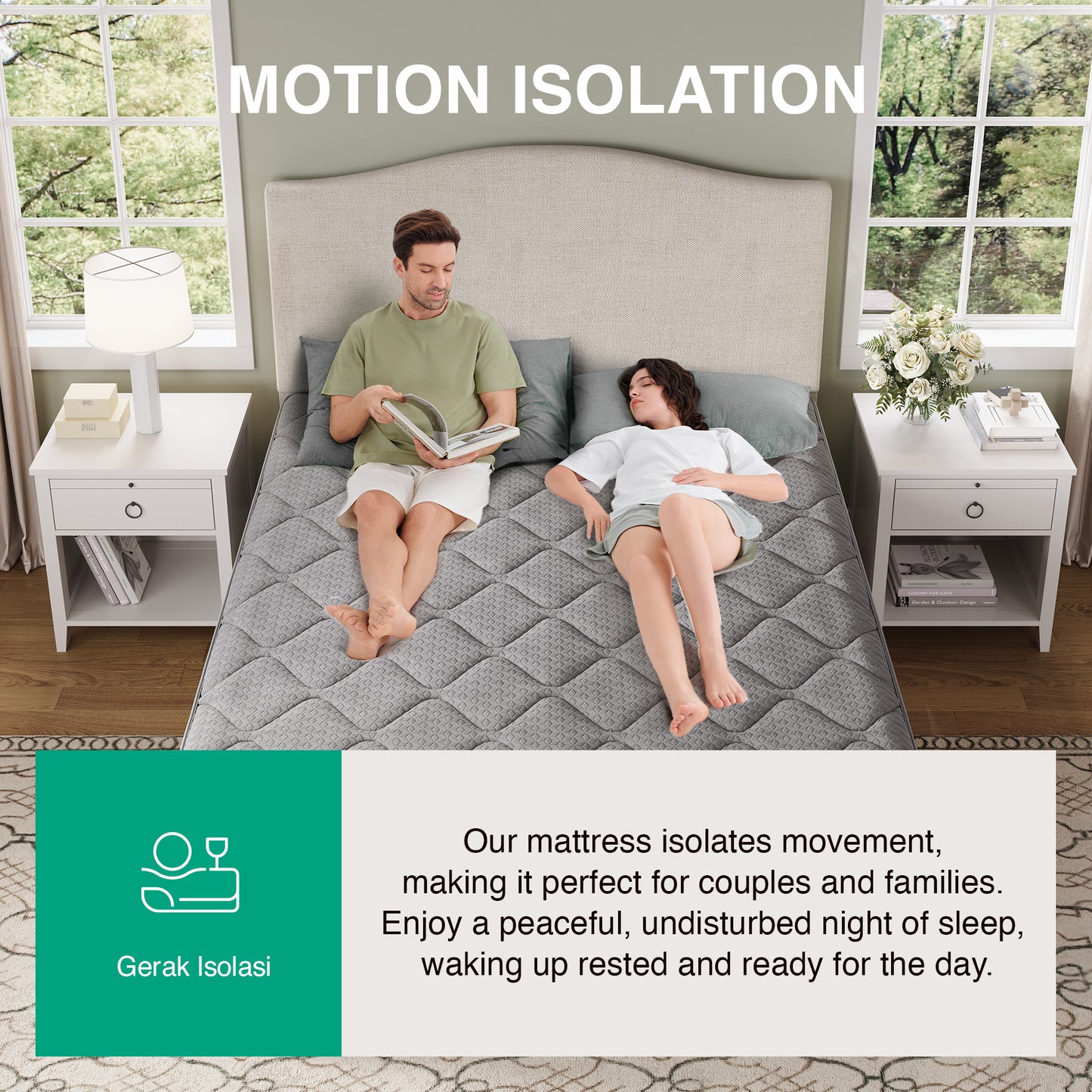 Avenco Noxa 8/10/12/14 inch Hybrid  Mattress