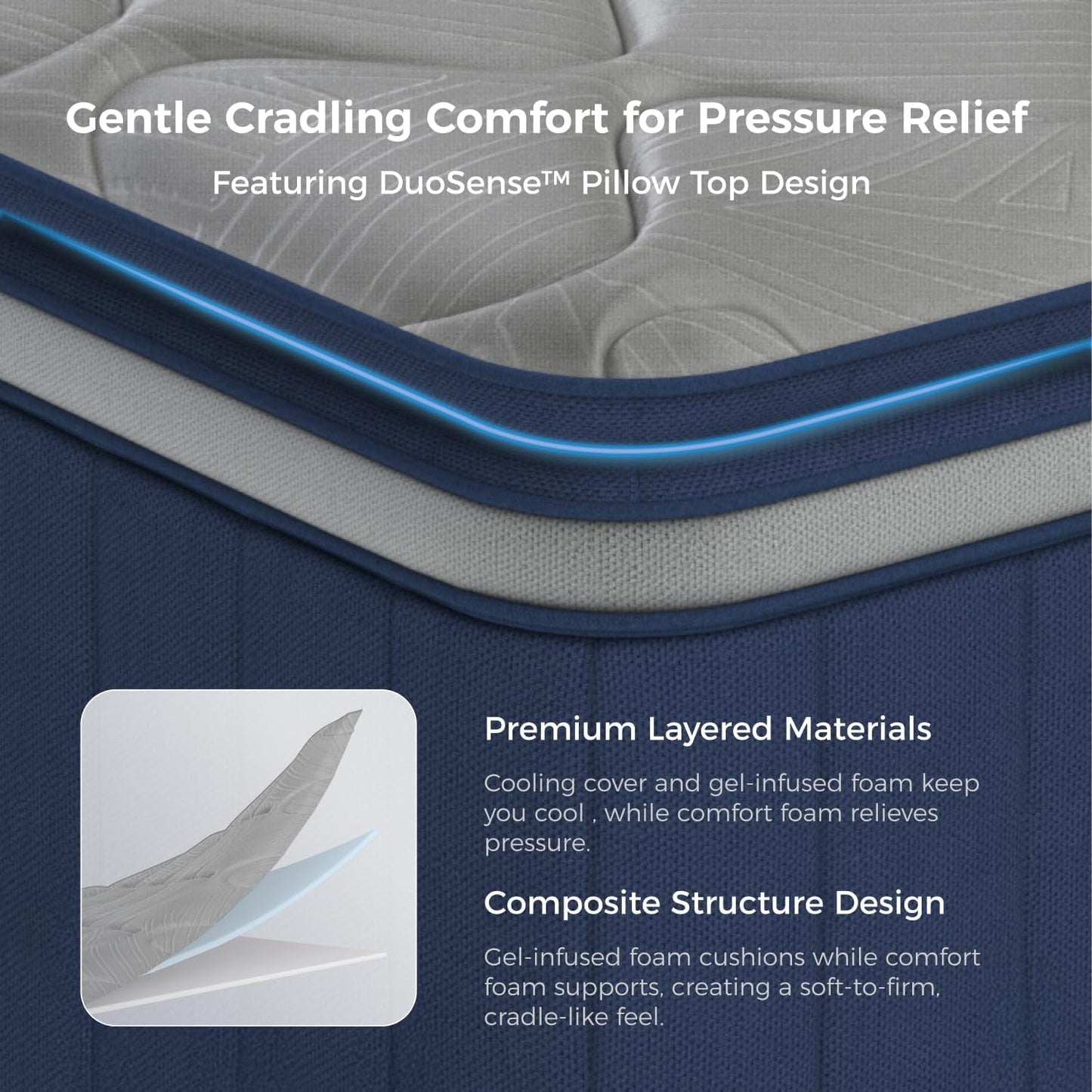 2513 Sweetnight Memory Foam Mattress